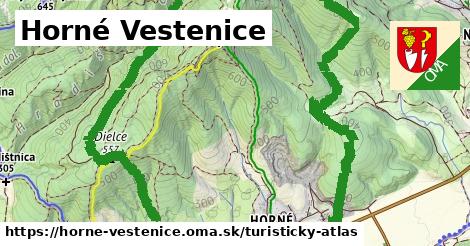 ikona Horné Vestenice: 7,7 km trás turisticky-atlas v horne-vestenice