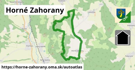 ikona Mapa autoatlas v horne-zahorany