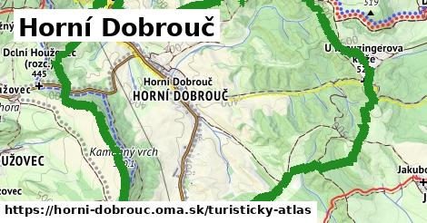 ikona Turistická mapa turisticky-atlas v horni-dobrouc