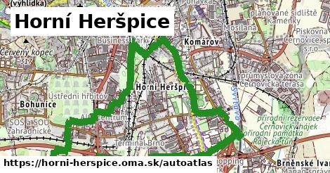 ulice v Horní Heršpice