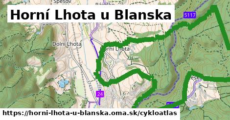 ikona Cyklo cykloatlas v horni-lhota-u-blanska