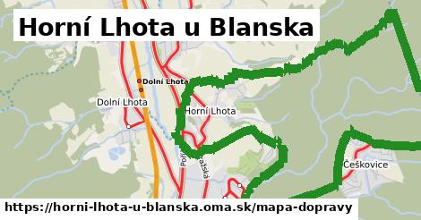 ikona Mapa dopravy mapa-dopravy v horni-lhota-u-blanska