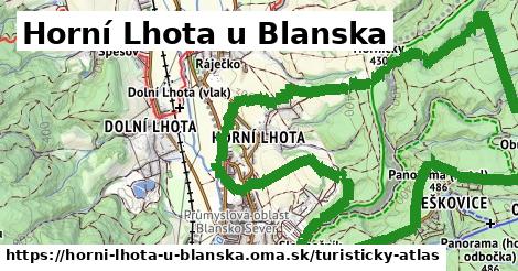 ikona Turistická mapa turisticky-atlas v horni-lhota-u-blanska