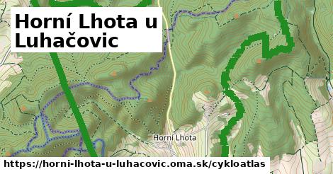 ikona Horní Lhota u Luhačovic: 7,4 km trás cykloatlas v horni-lhota-u-luhacovic