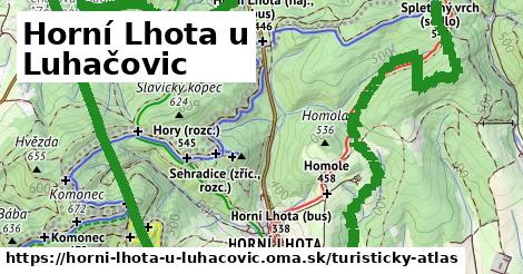 ikona Horní Lhota u Luhačovic: 0 m trás turisticky-atlas v horni-lhota-u-luhacovic