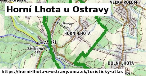 ikona Horní Lhota u Ostravy: 0 m trás turisticky-atlas v horni-lhota-u-ostravy