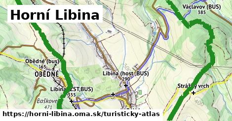 ikona Turistická mapa turisticky-atlas v horni-libina