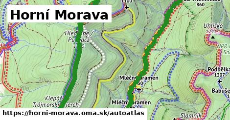 ikona Mapa autoatlas v horni-morava