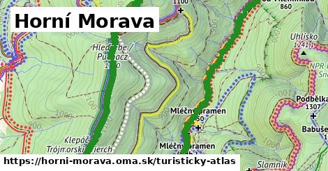 ikona Turistická mapa turisticky-atlas v horni-morava