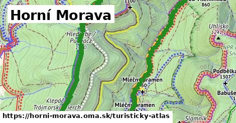 ikona Turistická mapa turisticky-atlas v horni-morava