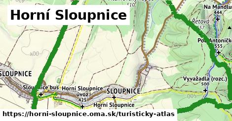 ikona Turistická mapa turisticky-atlas v horni-sloupnice