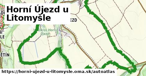 ikona Mapa autoatlas v horni-ujezd-u-litomysle