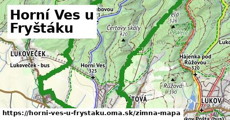 ikona Horní Ves u Fryštáku: 0 m trás zimna-mapa v horni-ves-u-frystaku