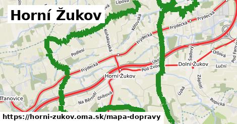 ikona Horní Žukov: 32 km trás mapa-dopravy v horni-zukov