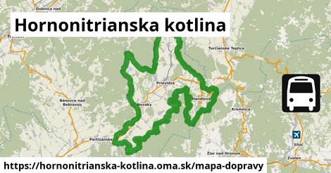 ikona Mapa dopravy mapa-dopravy v hornonitrianska-kotlina