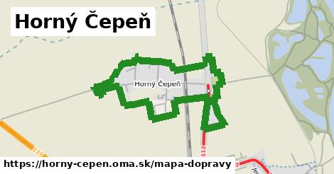 ikona Horný Čepeň: 3,2 km trás mapa-dopravy v horny-cepen