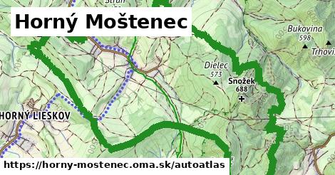 ulice v Horný Moštenec