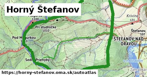 ikona Mapa autoatlas v horny-stefanov