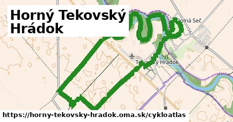 ikona Horný Tekovský Hrádok: 156 m trás cykloatlas v horny-tekovsky-hradok