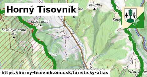 ikona Turistická mapa turisticky-atlas v horny-tisovnik