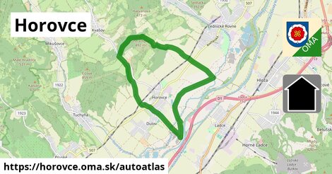 ikona Mapa autoatlas v horovce