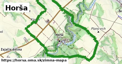 ikona Horša: 0 m trás zimna-mapa v horsa