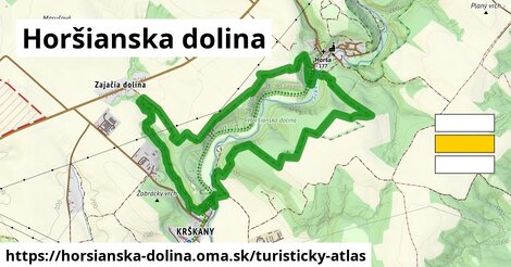 ikona Turistická mapa turisticky-atlas v horsianska-dolina