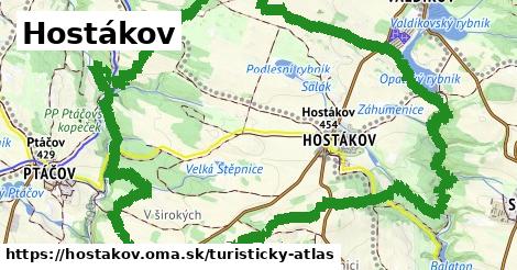 ikona Turistická mapa turisticky-atlas v hostakov