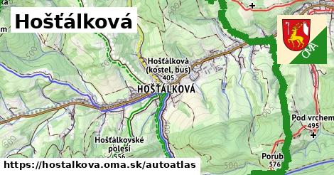 ikona Mapa autoatlas v hostalkova