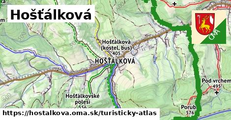 ikona Turistická mapa turisticky-atlas v hostalkova