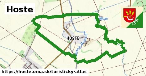 ikona Turistická mapa turisticky-atlas v hoste