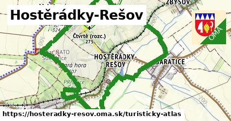 ikona Turistická mapa turisticky-atlas v hosteradky-resov