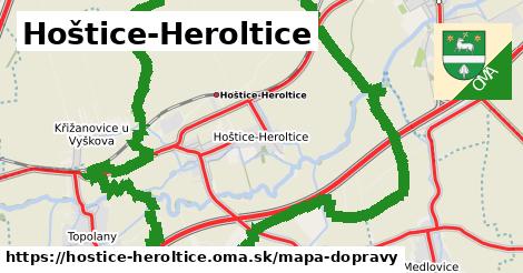 ikona Mapa dopravy mapa-dopravy v hostice-heroltice