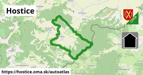 ikona Mapa autoatlas v hostice