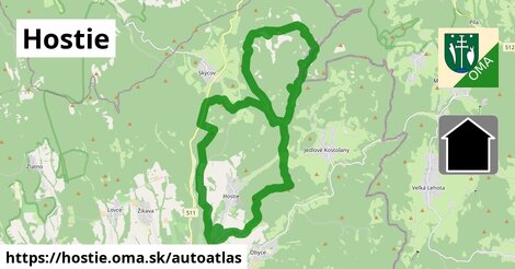 ikona Mapa autoatlas v hostie