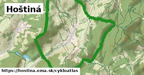 ikona Hoštiná: 0 m trás cykloatlas v hostina