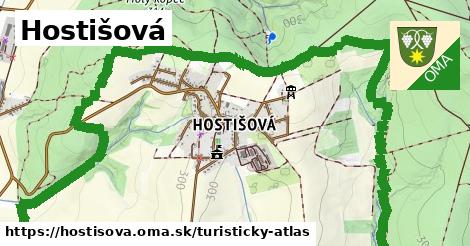 ikona Turistická mapa turisticky-atlas v hostisova