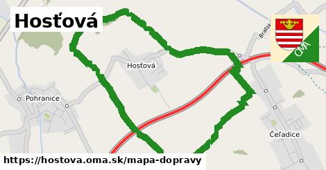 ikona Mapa dopravy mapa-dopravy v hostova