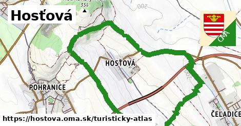 ikona Turistická mapa turisticky-atlas v hostova