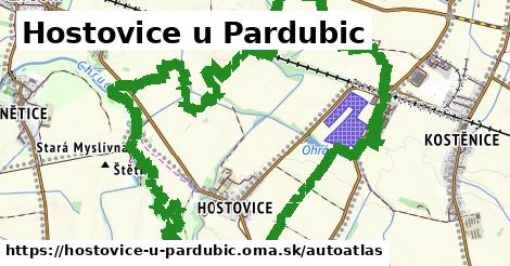 ikona Mapa autoatlas v hostovice-u-pardubic
