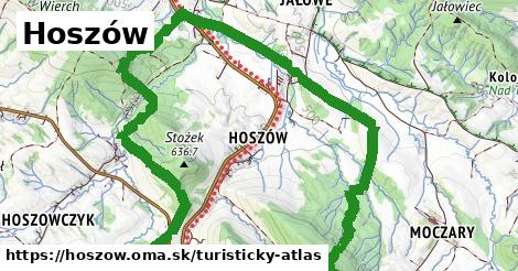 ikona Turistická mapa turisticky-atlas v hoszow