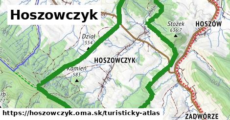ikona Turistická mapa turisticky-atlas v hoszowczyk