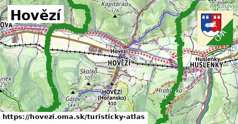 ikona Turistická mapa turisticky-atlas v hovezi