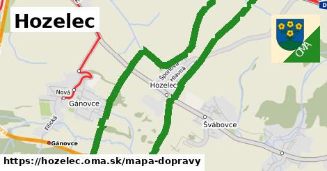 ikona Mapa dopravy mapa-dopravy v hozelec