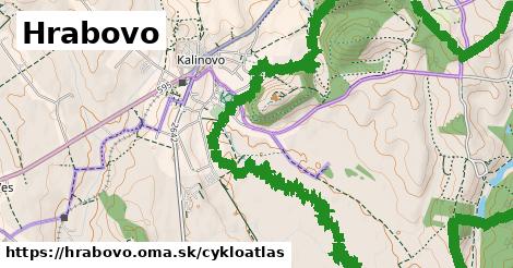 ikona Hrabovo: 7,6 km trás cykloatlas v hrabovo