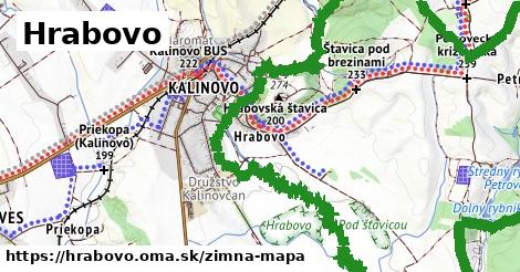 ikona Hrabovo: 0 m trás zimna-mapa v hrabovo