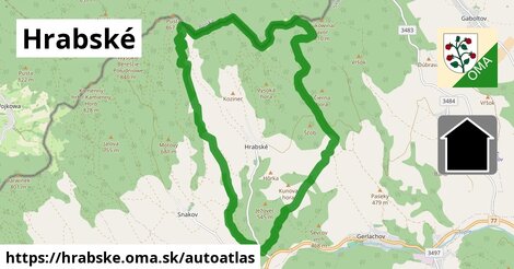 ikona Mapa autoatlas v hrabske