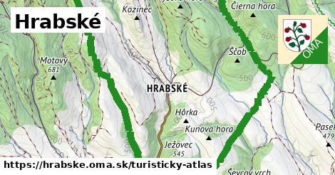 ikona Turistická mapa turisticky-atlas v hrabske