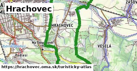 ikona Turistická mapa turisticky-atlas v hrachovec