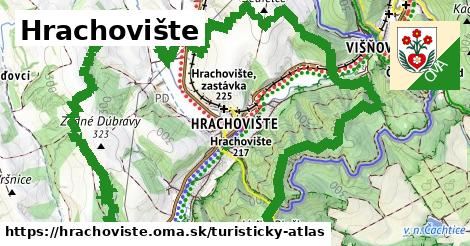 ikona Turistická mapa turisticky-atlas v hrachoviste